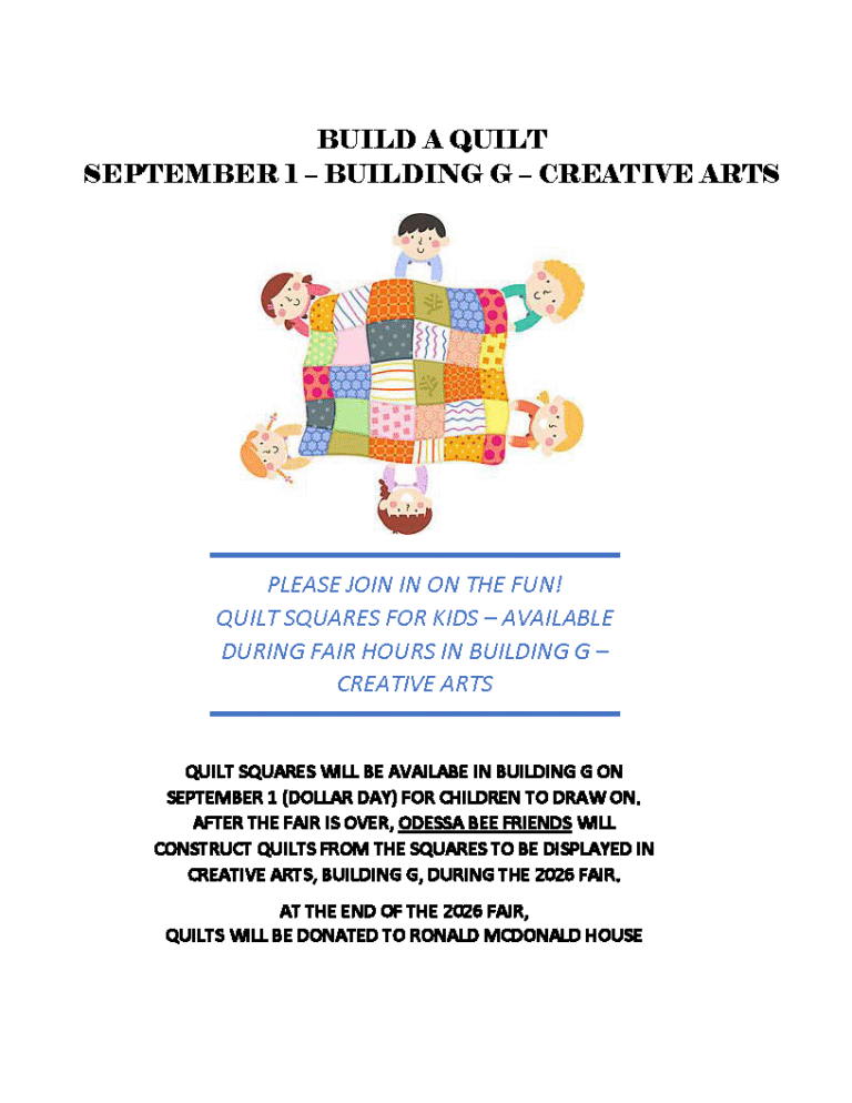 Quilt flyer